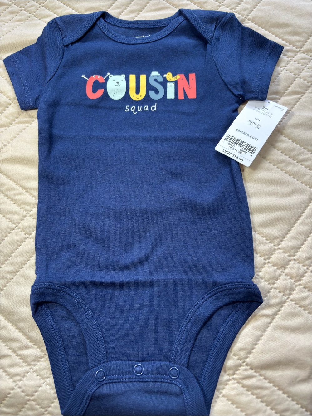 Carter's 9M ‘Cousin Squad’ Bodysuit